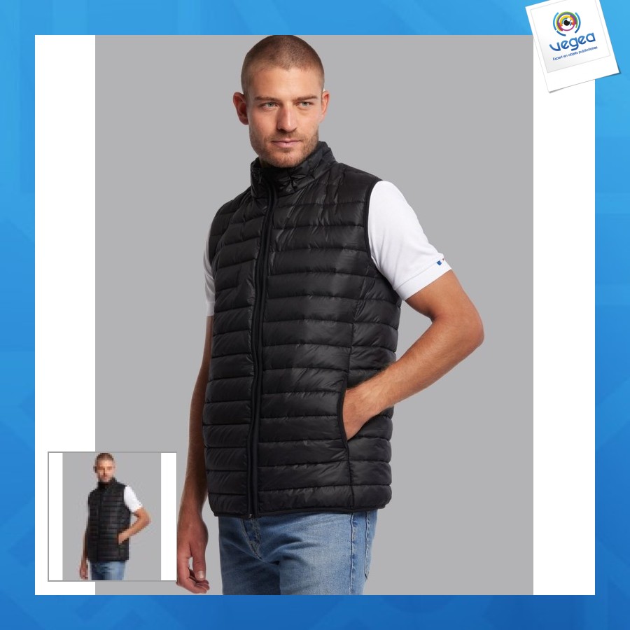 H made in france sleeveless coat