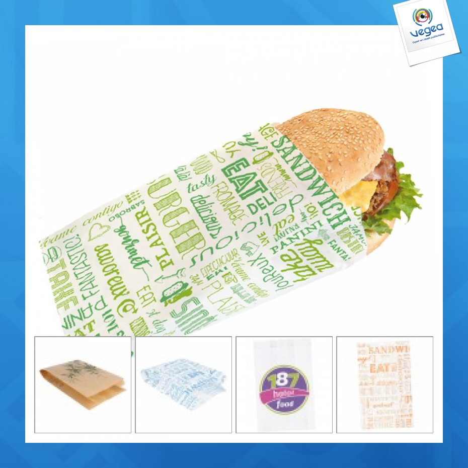Hamburger bag 14x22cm (one mile)