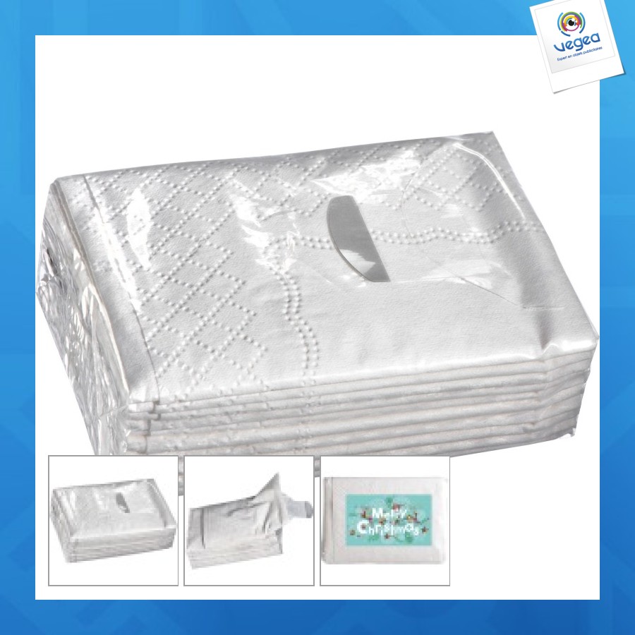 Handkerchief set 10 pcs folded in 3