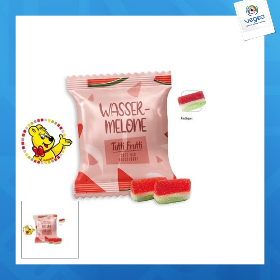 Haribo melons in promotional bag, haribo watermelon