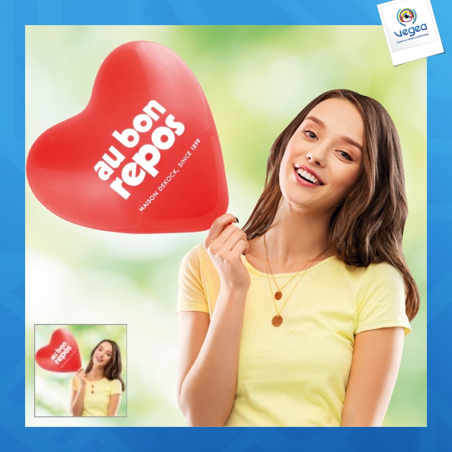 Heart-shaped balloon