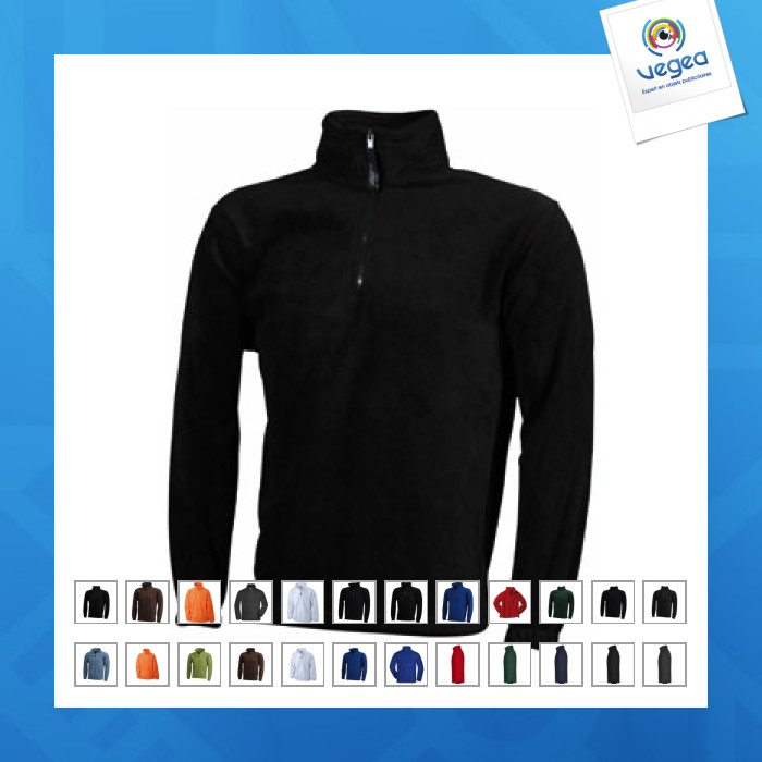 Heavyweight 1/4 zip fleece sweater