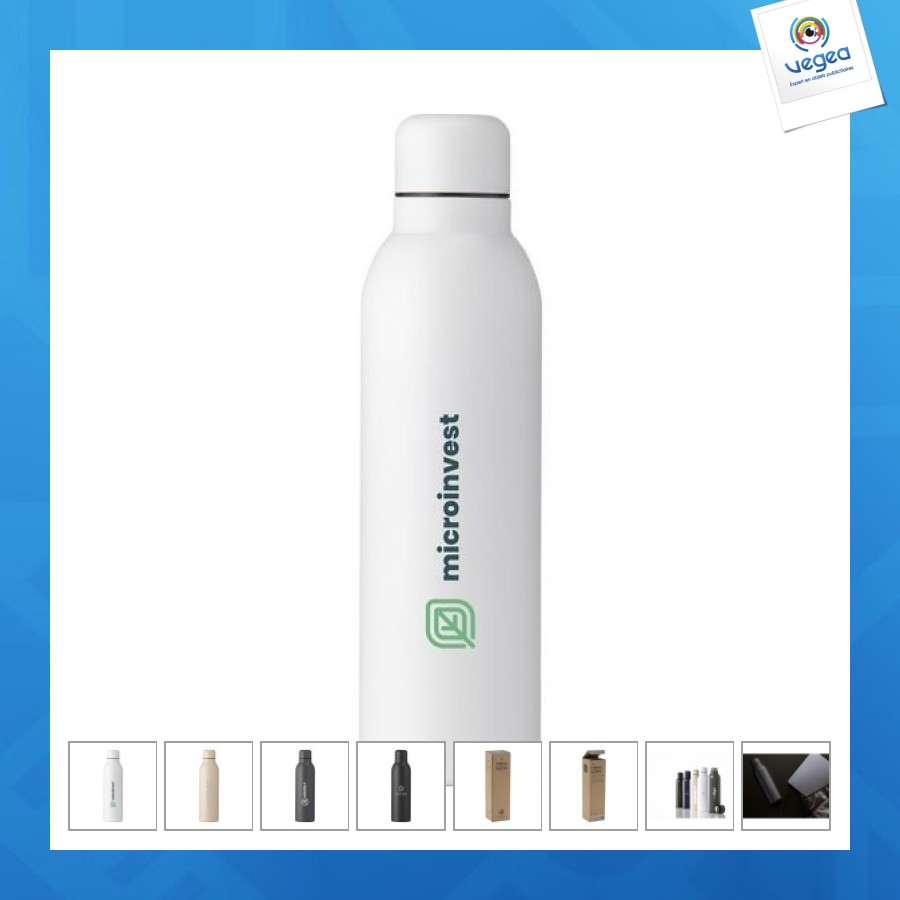 Helios recycled steel bottle 470 ml thermos flask
