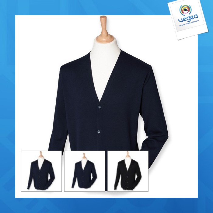 Henbury men's cardigan