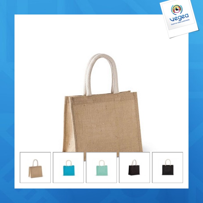 Hessian tote bag - medium