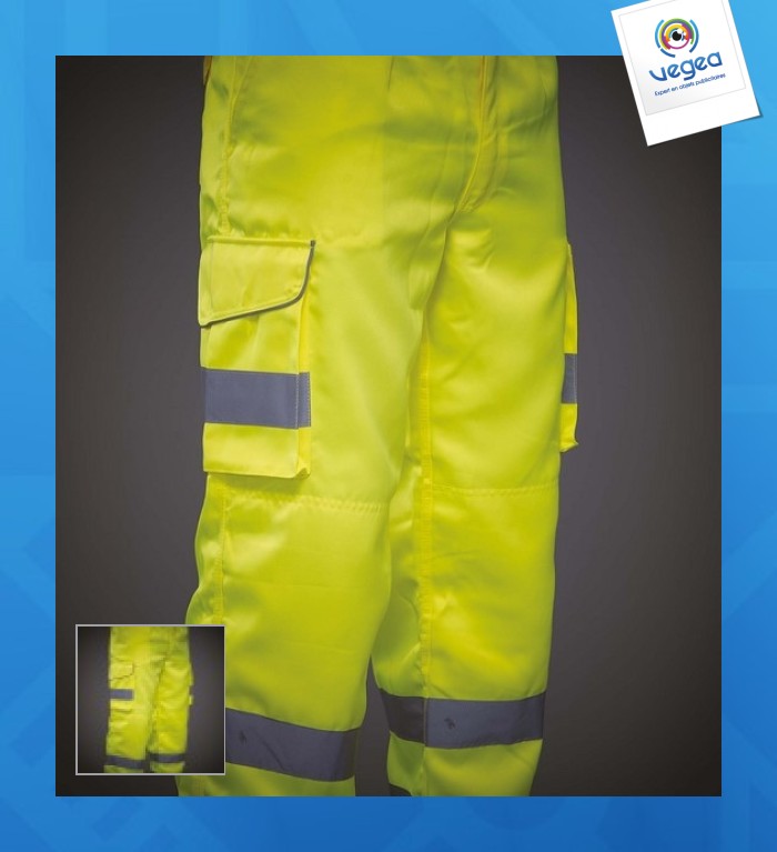High visibility cargo pants