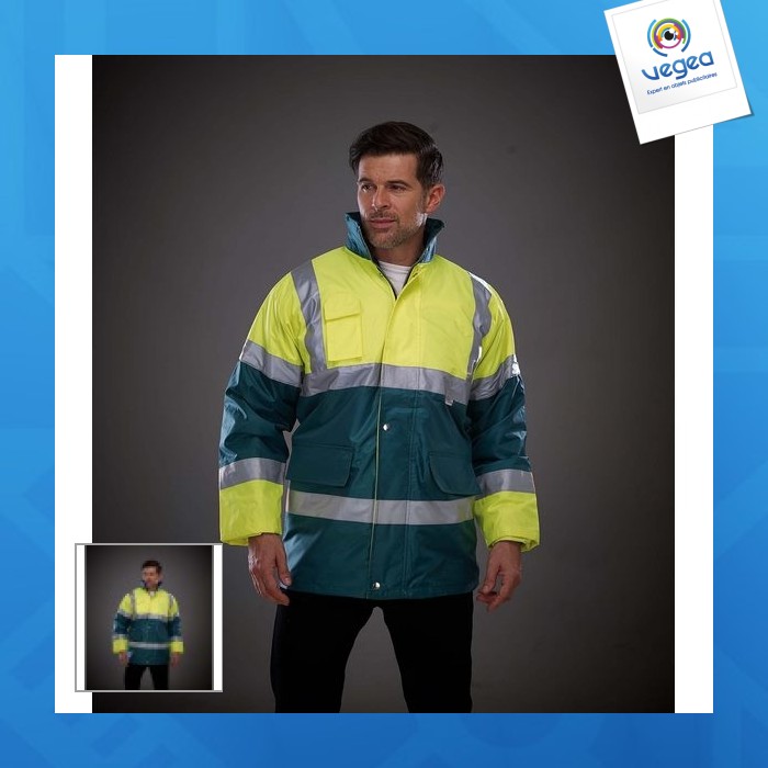 High-visibility contrast jacket - yoko