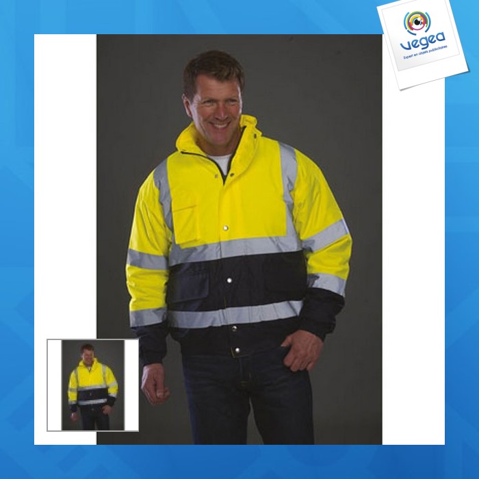 High visibility two-tone jacket