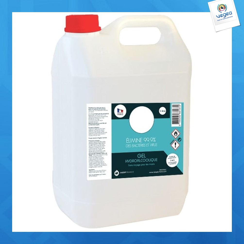 Hydroalcoholic gel - 5l canister