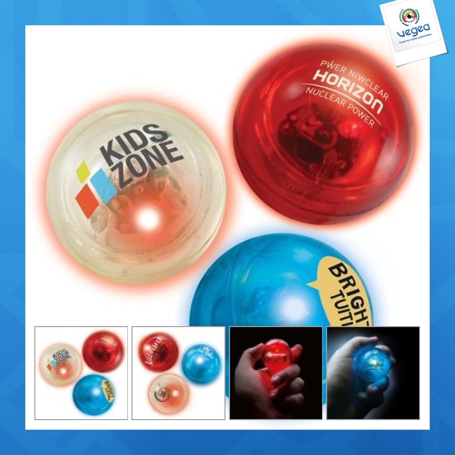 Illuminated bouncing ball 