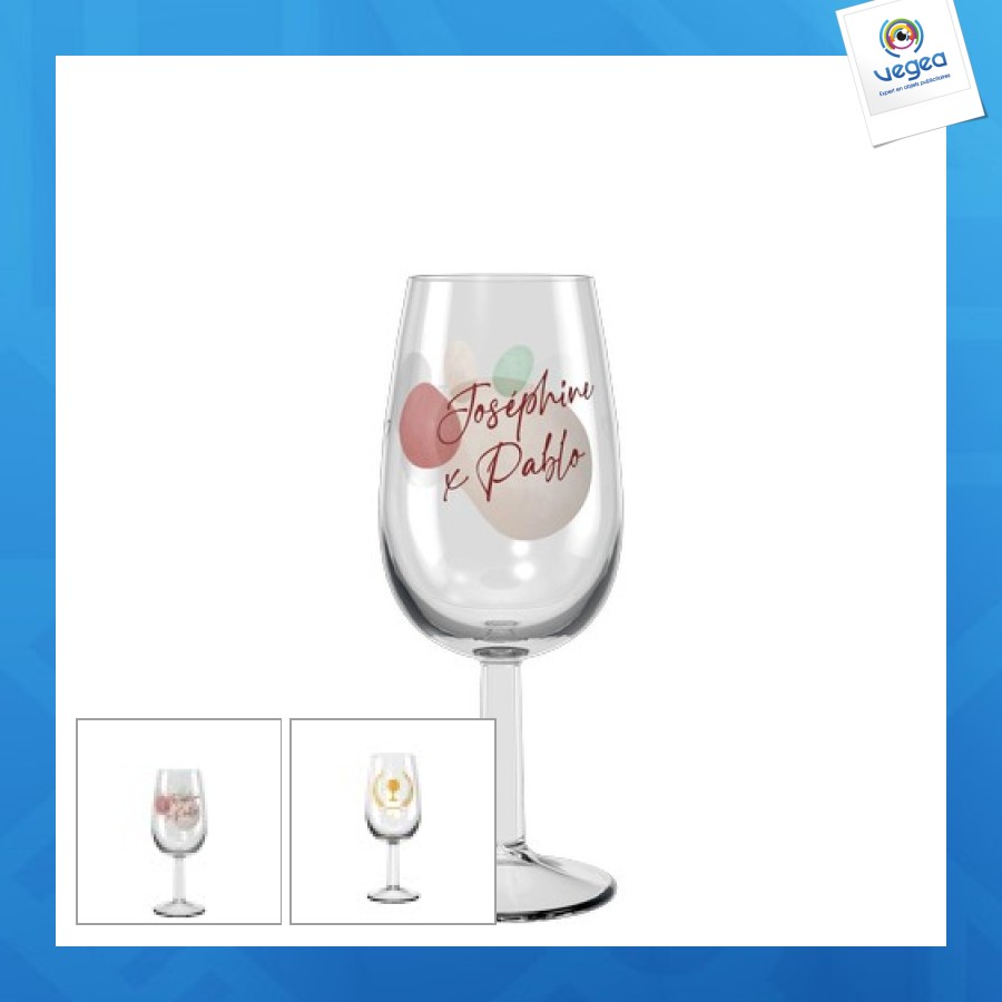 Inao customised wine glass 22cl - quadrichomie