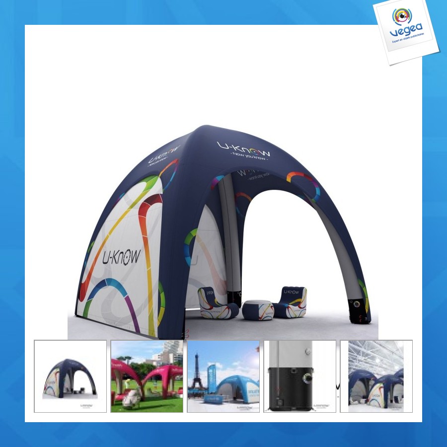 Inflatable tent 5x5m