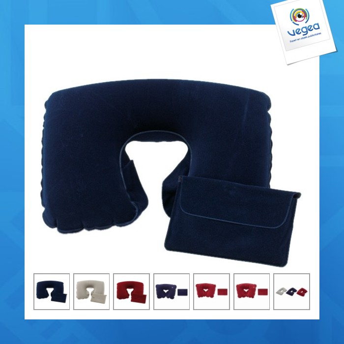 Inflatable travel cushion