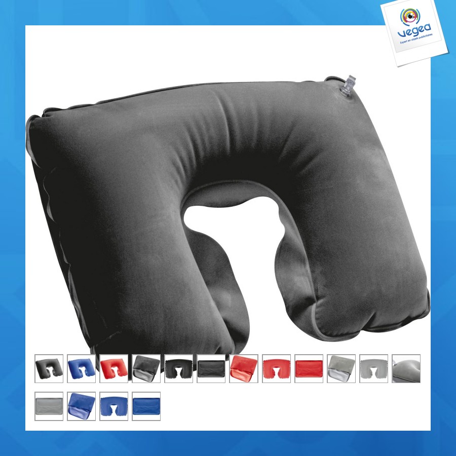 Inflatable travel cushion