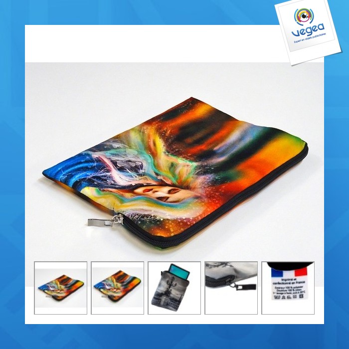 Ipad case 285x210 mm in velvet