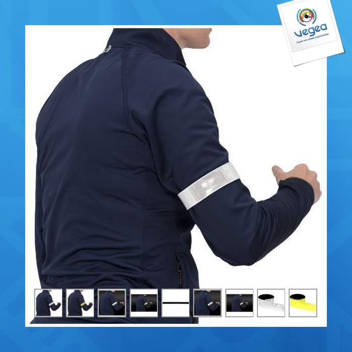 Johan reflective safety slap armband 38 cm