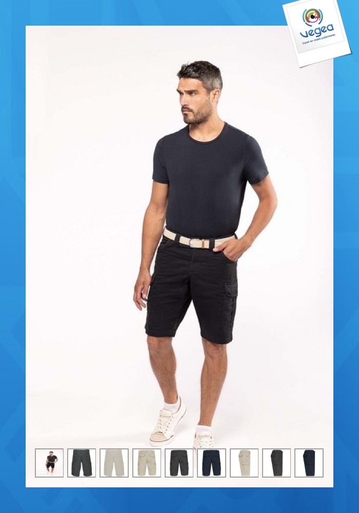 Kariban multi-pocket bermuda shorts 