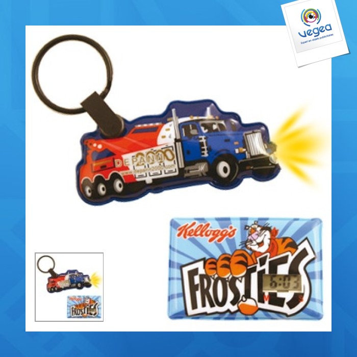 Keychain pvc flex lamp 70mm