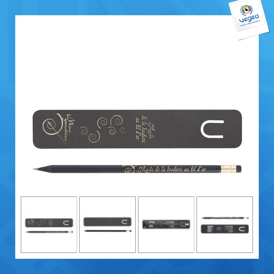 Kit marque page 19 cm black