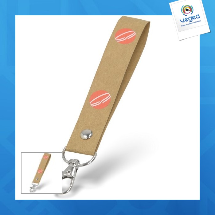Kraft buckle key ring