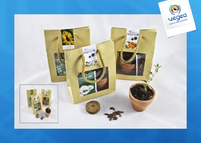 Kraft seedling pouch
