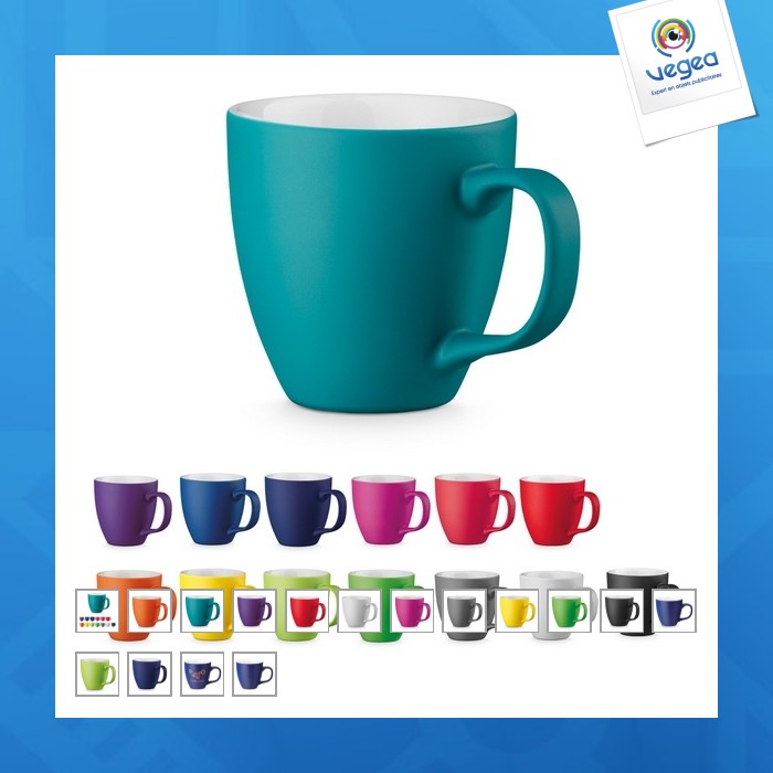 Large matt mug 40cl