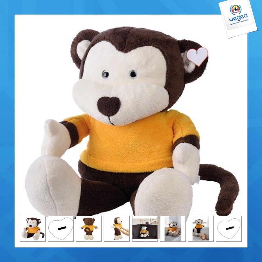 Large plush monkey