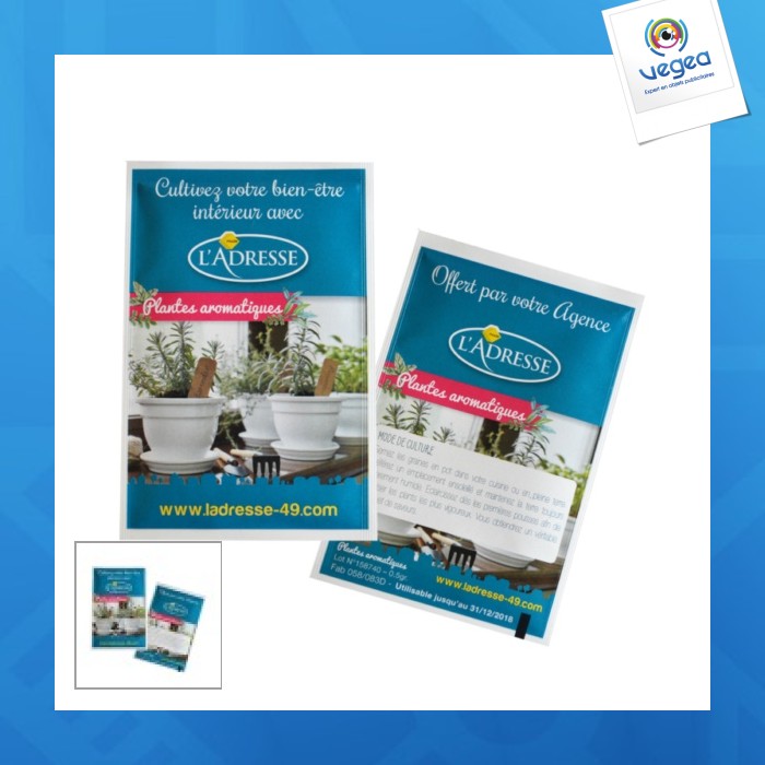 Large seed sachet 100x150 mm