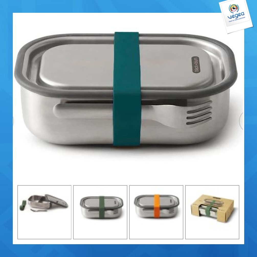 Large stainless steel lunch box 