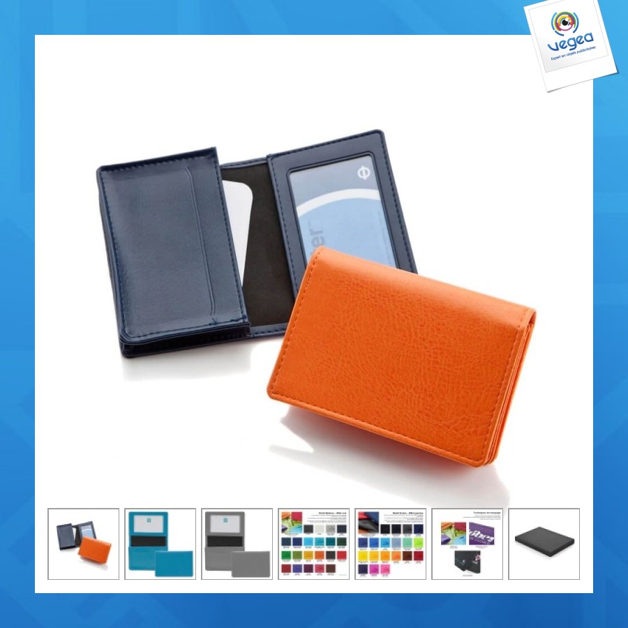 Leather business card holder
