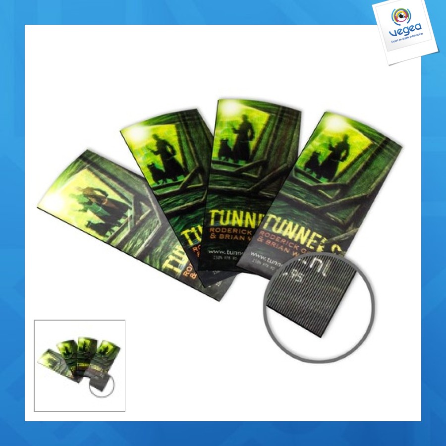 Lenticular bookmark