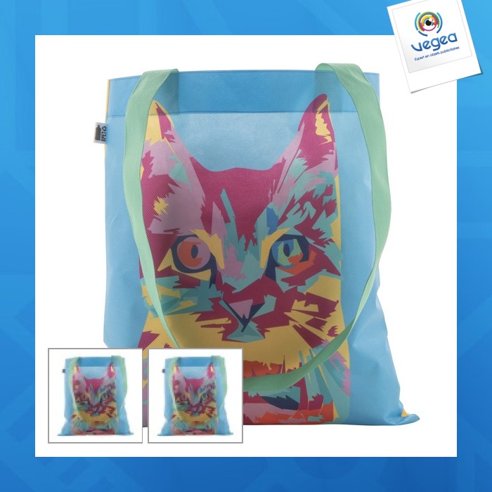 Lightweight four-colour shopping bag