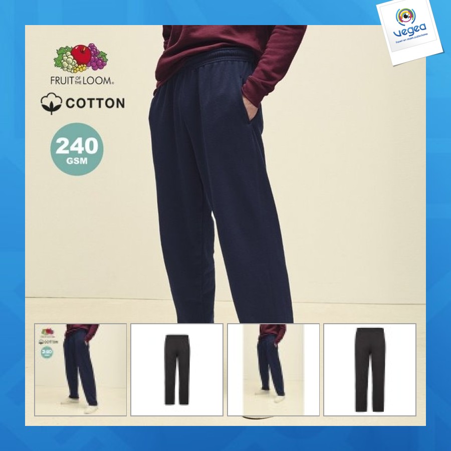 Lightweight open hem trousers