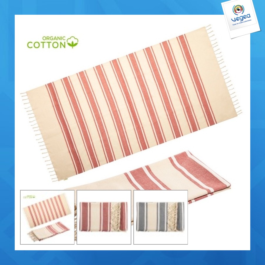 Lightweight organic cotton sarong / fouta 
