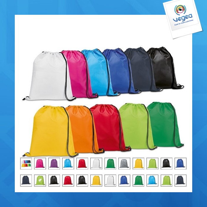 Lightweight polyester backpack