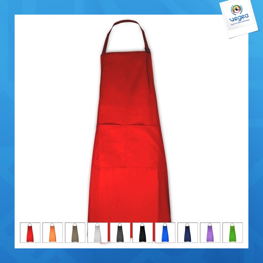 Long bib apron 