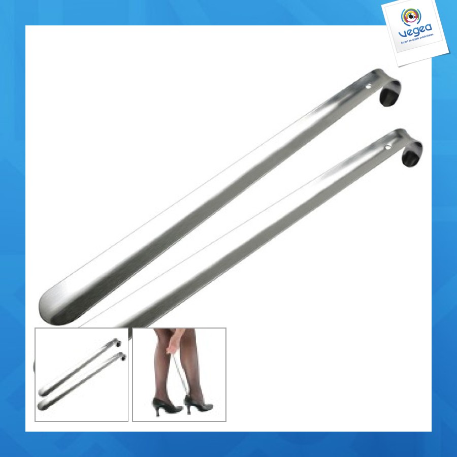 Long metal shoehorn 