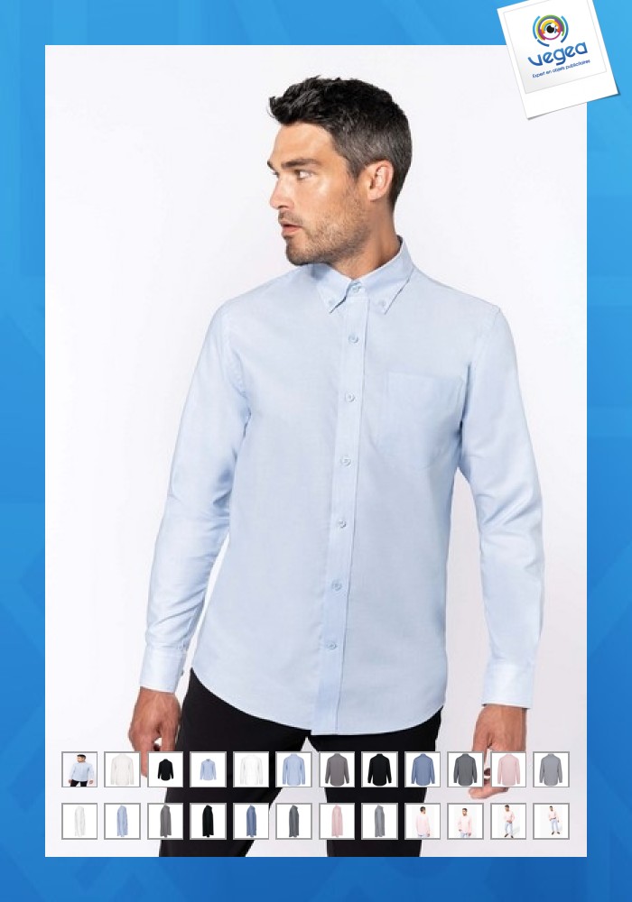 Long sleeve oxford shirt