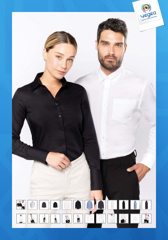 Long sleeve shirt without ironing