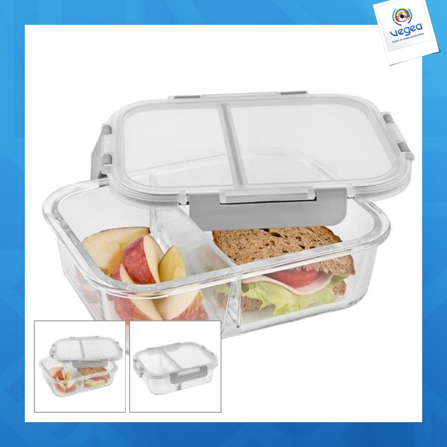 Lunch box - non-removable compartment - metmaxx