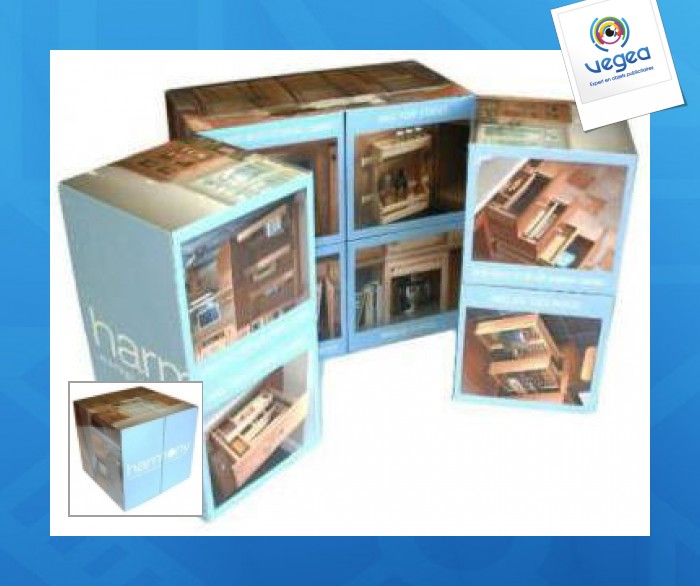 Magic cube 7 cm / 9-sided magic puzzle