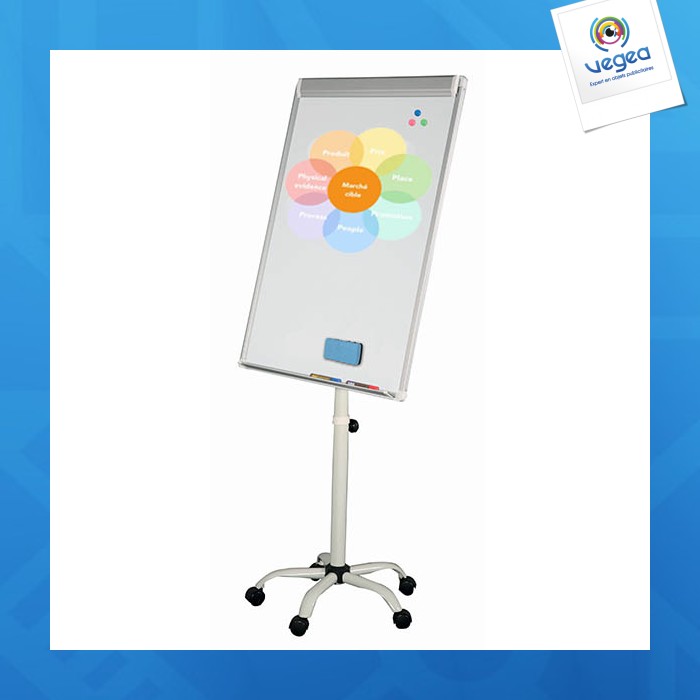 Magnet conference easel 100x70 mobile star stand