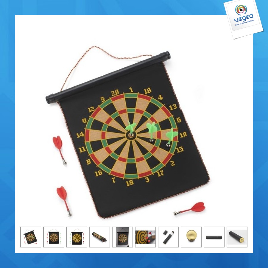 Magnetic dart game