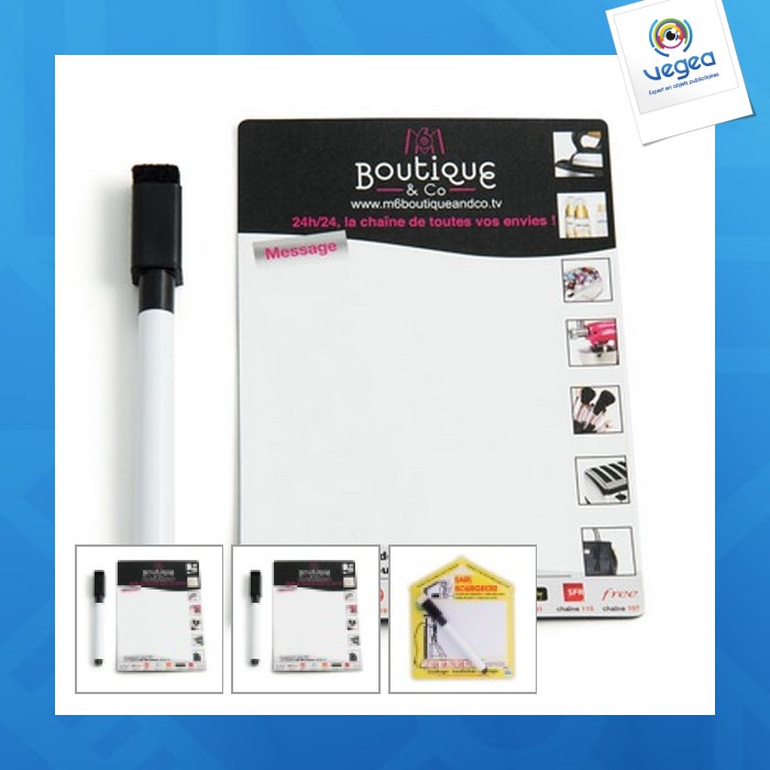 Magnetic slate with felt