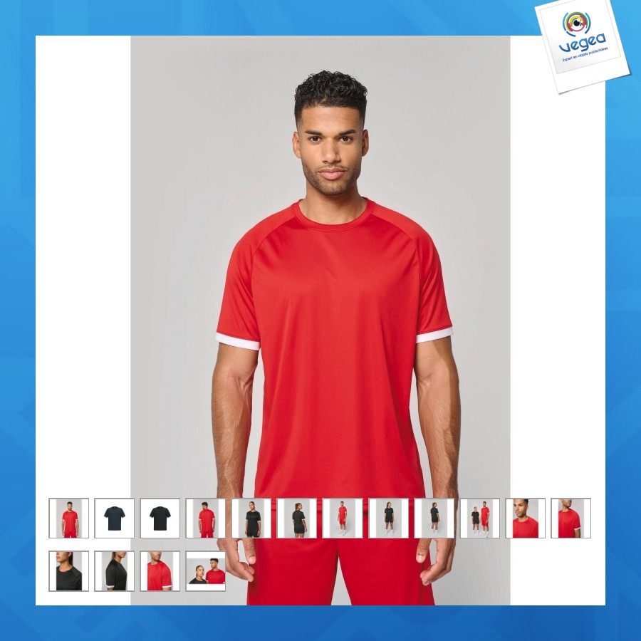 Maillot multisport en polyester unisexe