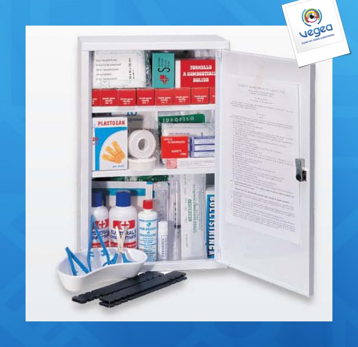 Medicine cabinet 1 door small model (furnished)