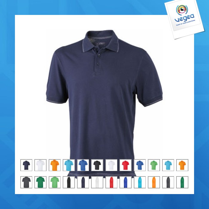 Men's stretch polo