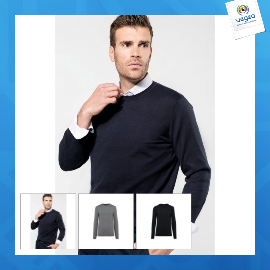 Men's supima® round-neck jumper