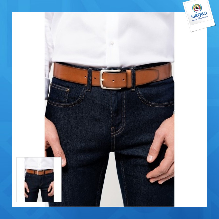 Men's vintage leather belt 