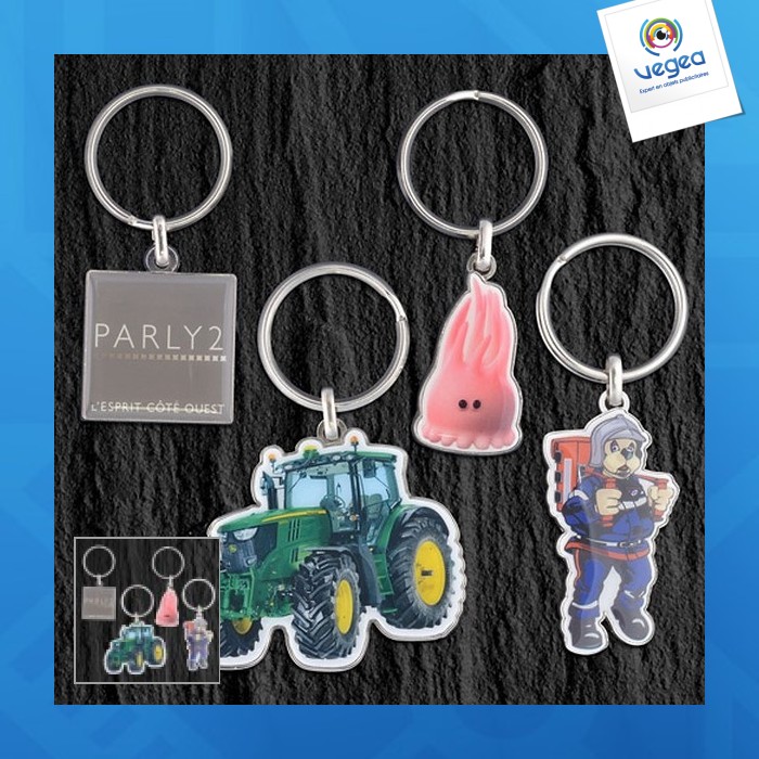 Metal keyring premium 50mm
